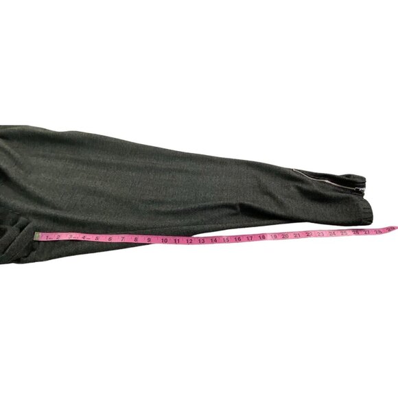 CHICO'S Women Black Label Pants Ankle Zip Elastic Waist Sz M Black Work 80-30 - Picture 9 of 16